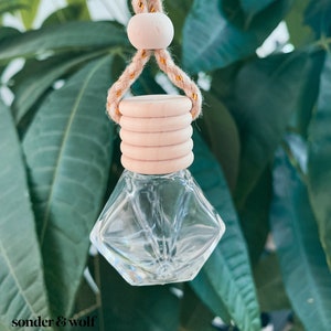Difusor de aceites esenciales para colgar en el coche estilo boho • Difusor para coche • Ambientador para coche • Ambientadores • Regalos para coches nuevos • Cumpleaños de quinceañera