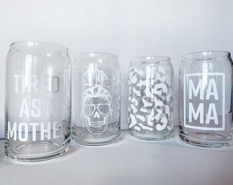 Beer Can Glass • 16oz Iced Coffee Cup
