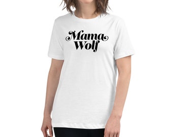 Mama Wolf T-Shirt • Retro Mama Shirt • Mama Shirt • Mommy Shirt • Retro Mom Shirt • Boho Mama Shirt