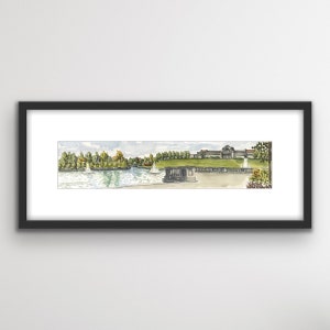 St. Louis Art Museum, Forest Park, Watercolor Print