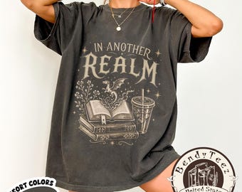Fantasy Reader T-Shirt, Romantasy Dragon Book Lover Gift, Fantasy Bookworm Tee, Reading Enthusiast Merch