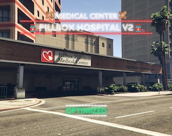 PillBox Hospital V2 | MLO/MAP | Fivem GTAV | Optimized | Drag and Drop Files | Best Quality |