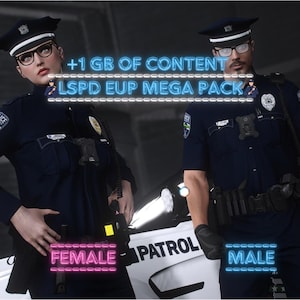 L.S.P.D EUP Mega Pack | PACK / Police | Fivem GTAV | Optimized | Drag and Drop Files | Best Quality |