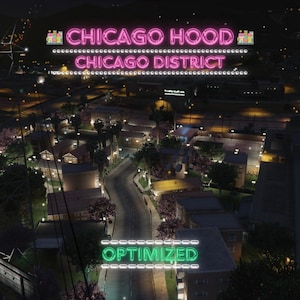 Quartiere di Chicago | MLO / MAPPA | Fivem GTAV | Ottimizzato | Trascina e rilascia i file | Migliore qualità |