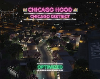 Chicago Hood | MLO/MAP | Fivem GTAV | Optimized | Drag and Drop Files | Best Quality |