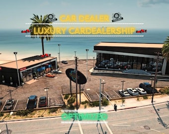 Luxury Card Dealership | MLO/MAP | Fivem GTAV | Optimized | Drag and Drop Files | Best Quality |
