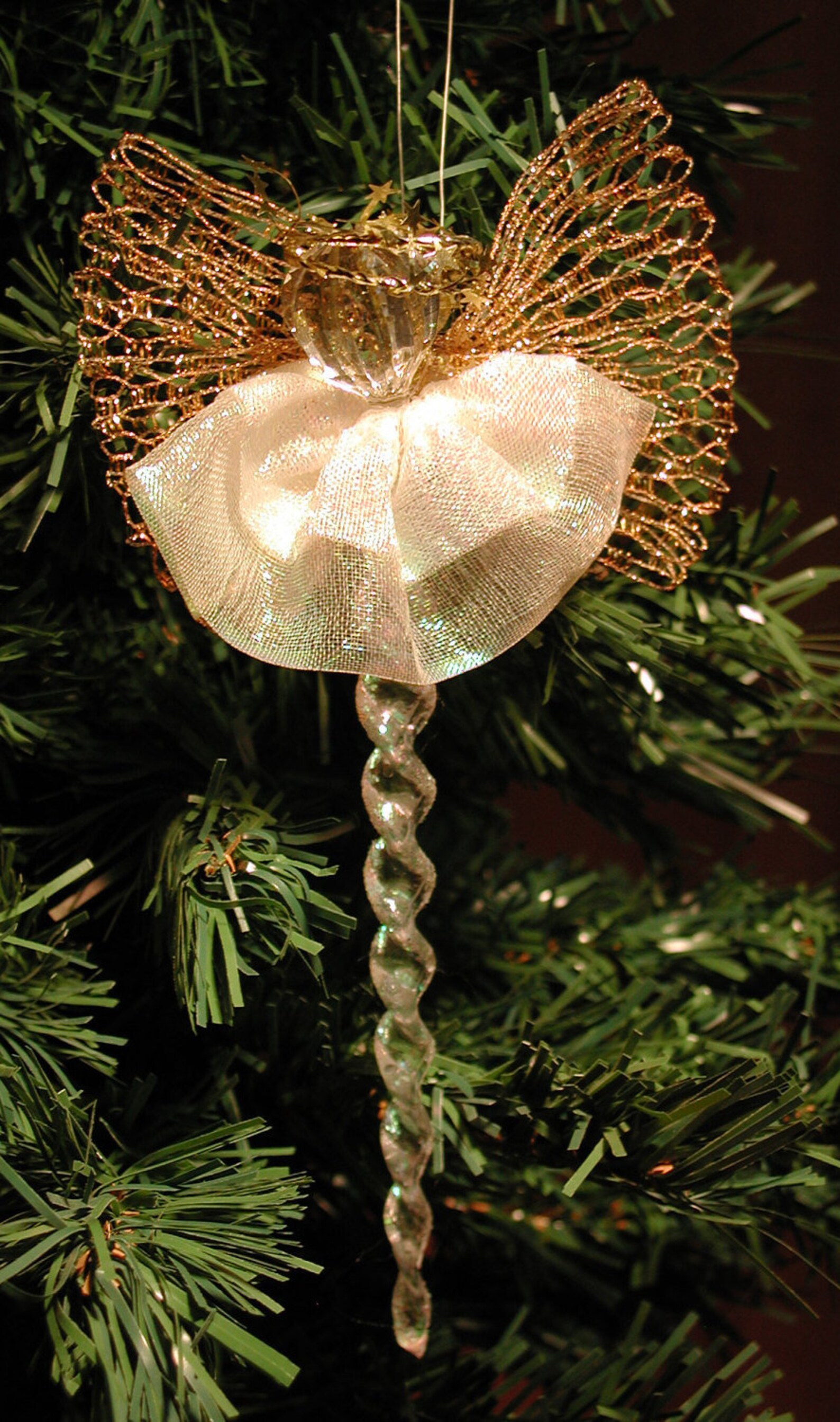 Crystal Angel Ornaments Christmas Tree Angels Crystal and Etsy