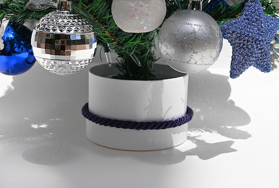 Matches21 Decorazione Natalizia Alberi Di Natale In Vetro Argentato - Set Da 2 Pezzi Per Tavolo, Elegante Addobbo Invernale Per La Casa - 5