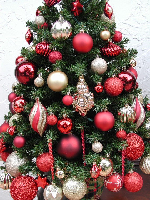 Set Di 9 Palline Di Natale Glitterate Infrangibili, Rosse – Decorazioni Luminose Per Albero E Casa