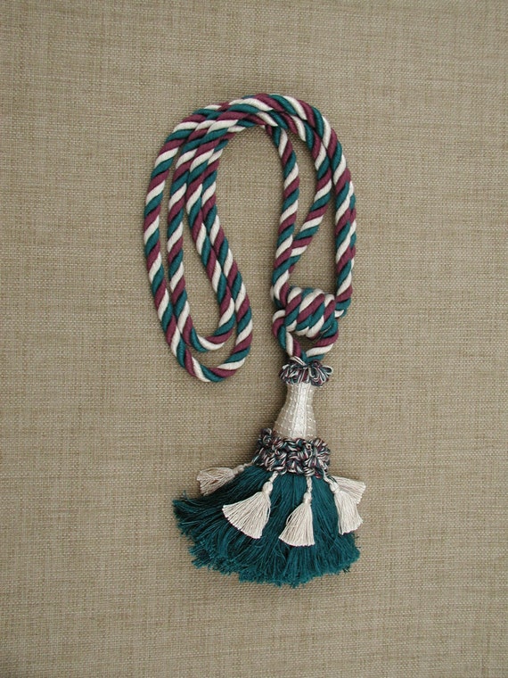 Drapery Tassel Tieback 30 Inch With 6 Inch Tassel For One Way Etsy