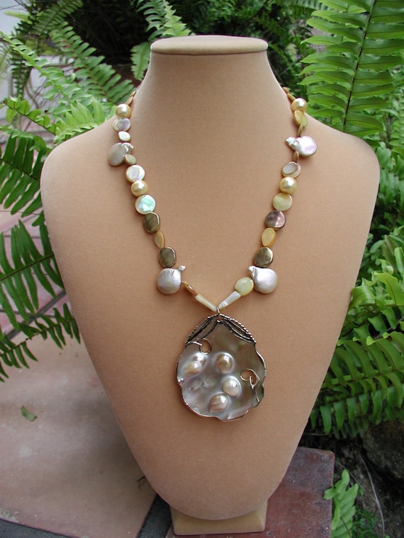 アクセサリー oyster baroque pearl necklace oyster baroque pearl necklace
