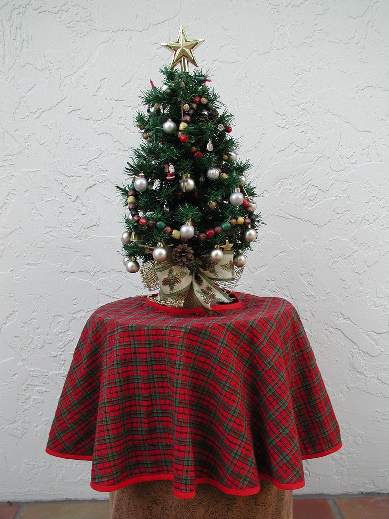 Miniature Tree Christmas Tree Fully Decorated Tree With 50 Etsy