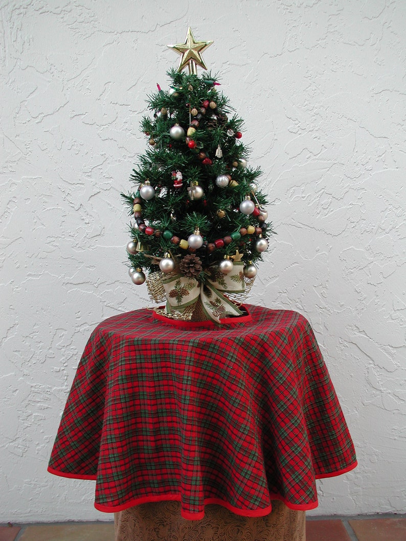 Miniature Tree Christmas Tree Fully Decorated Tree With 50 Etsy