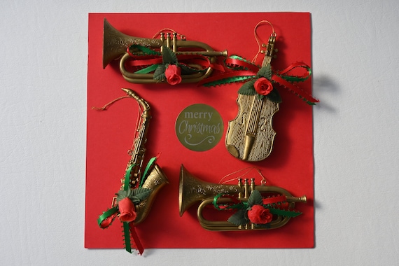 Christmas ornaments instruments Clearance