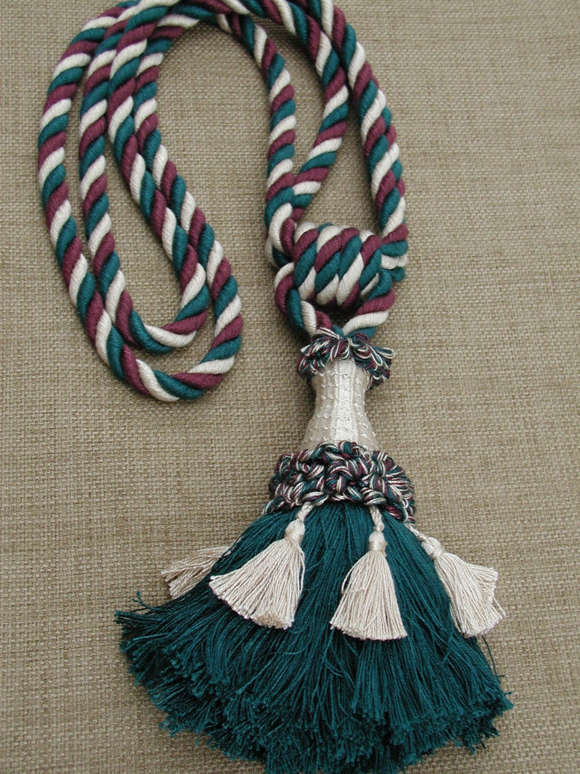 Drapery Tassel Tieback 30 inch with 6 inch Tassel for One Way Etsy