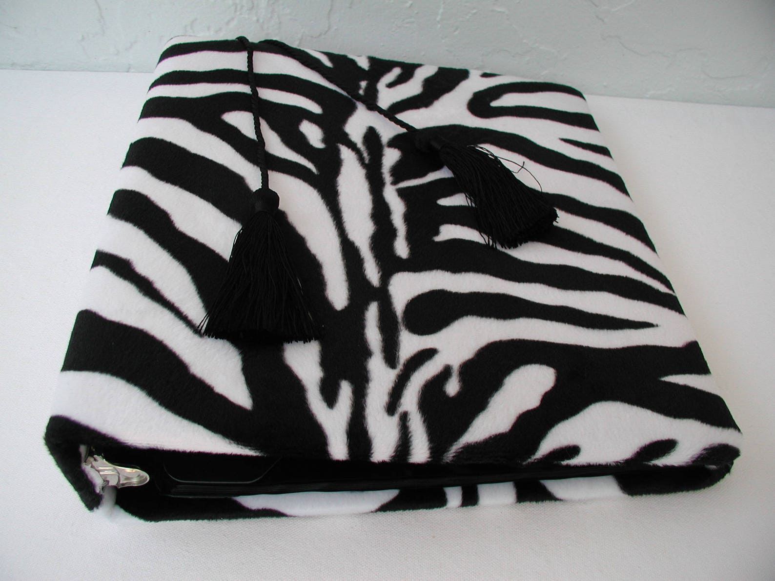 Zebra Album Binder, Photo Albums, Fabric Covered Album, Animal Print