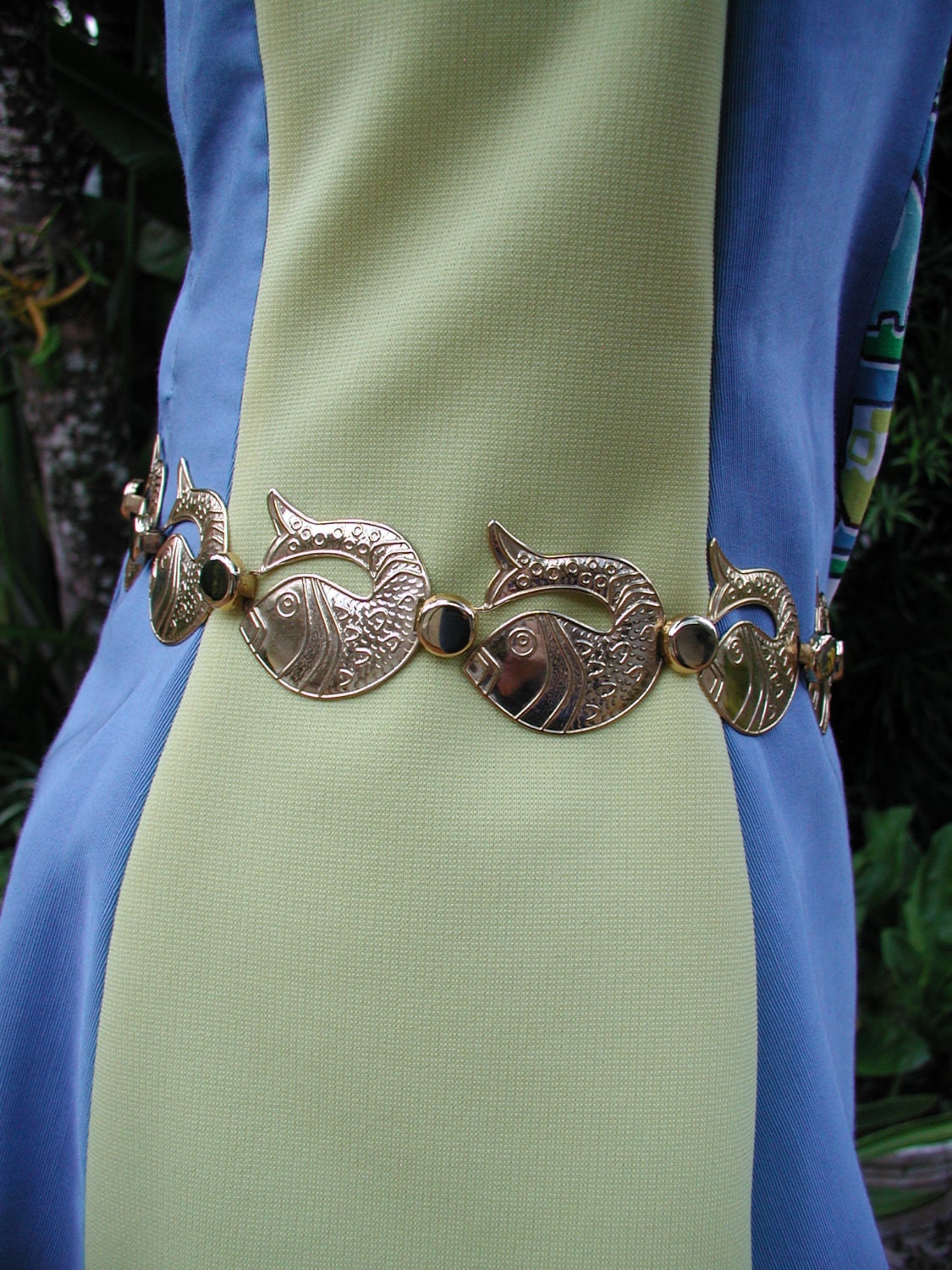 Gold Chain Belt Fish Chain Belt Gold Fish Belt Gold Pisces Etsy