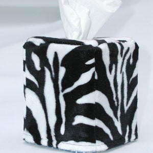 Animal Print Tissues, Zebra Print Tissues, Jaguar Print Tissues, Get Well Gift, Tissue Box Cover, washable Cover, Square Tissue Box Cover zebra