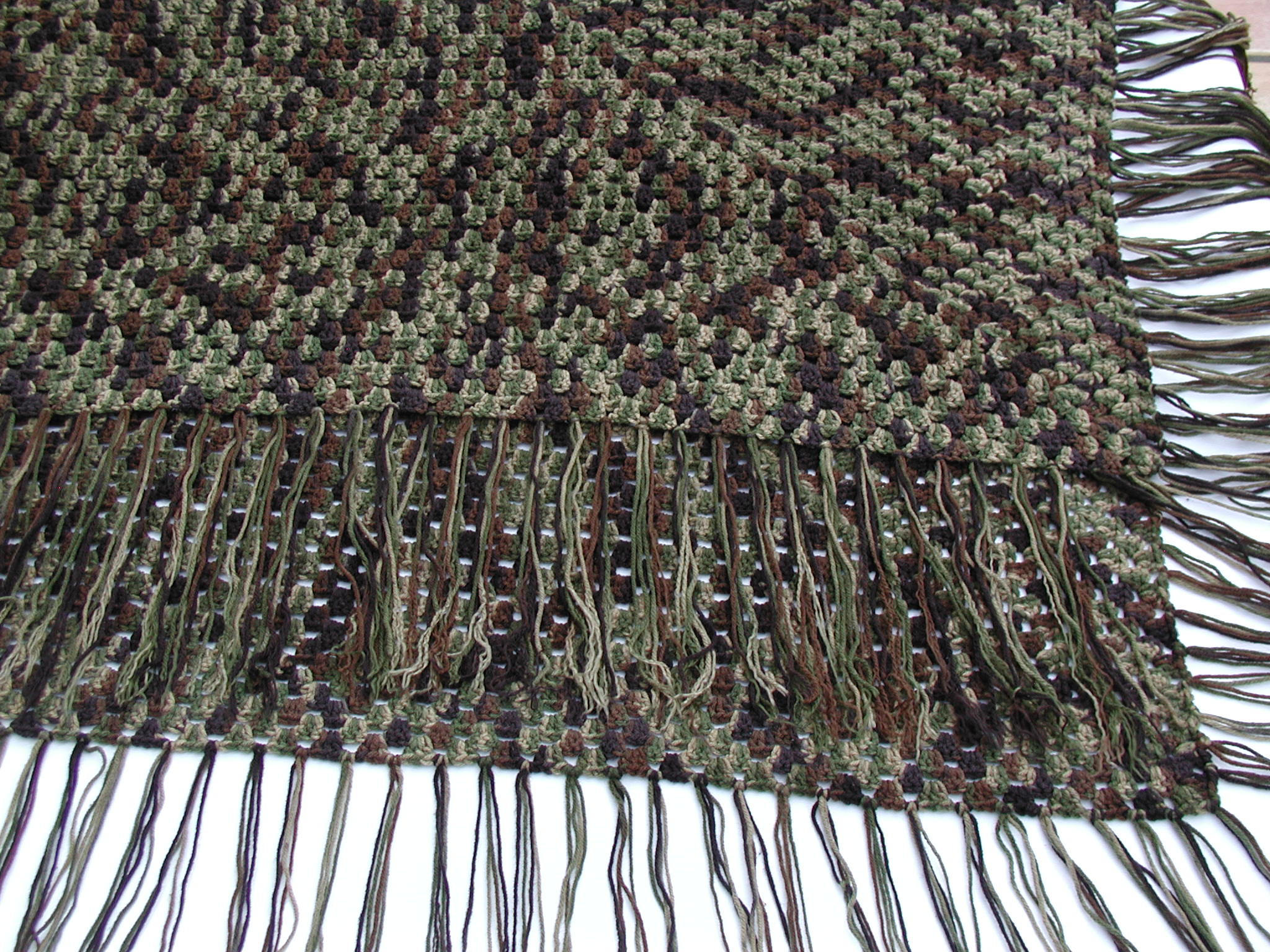 Crochet Afghan Camouflage Blanket Men Throw Blanket Man Etsy Ireland