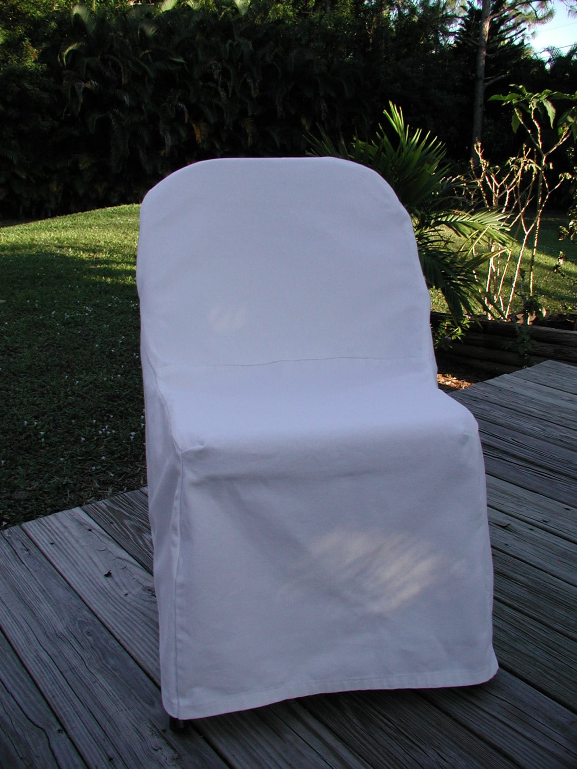 Folding Chair White Slipcovers, Custom Chair Covers, Chair Slipcovers