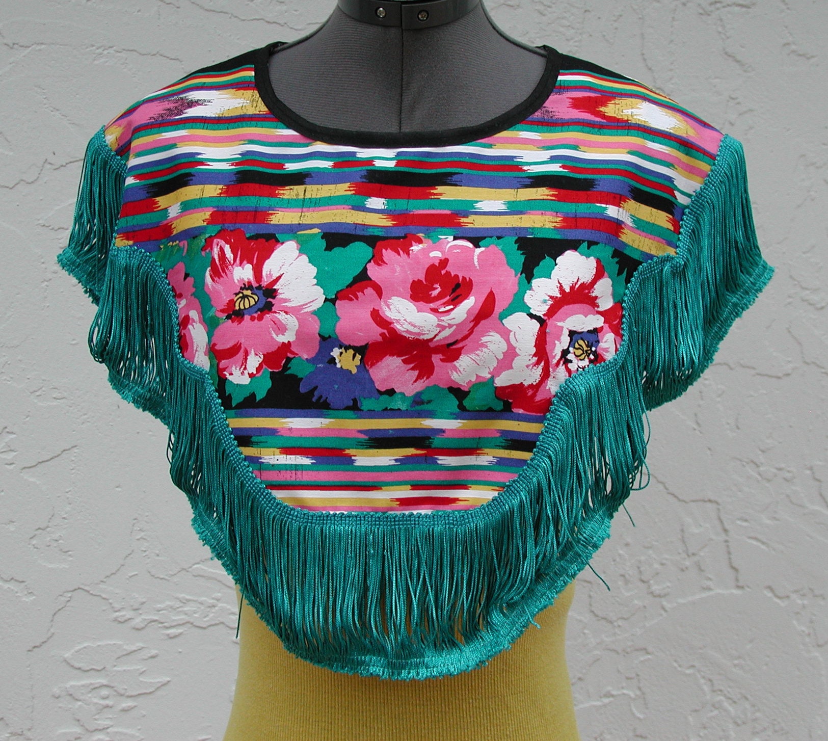 【COLOR iN ID】Fringe Western Neck Pants Unybwonn Fringe Pants Women High Waist Side Tassel Funky