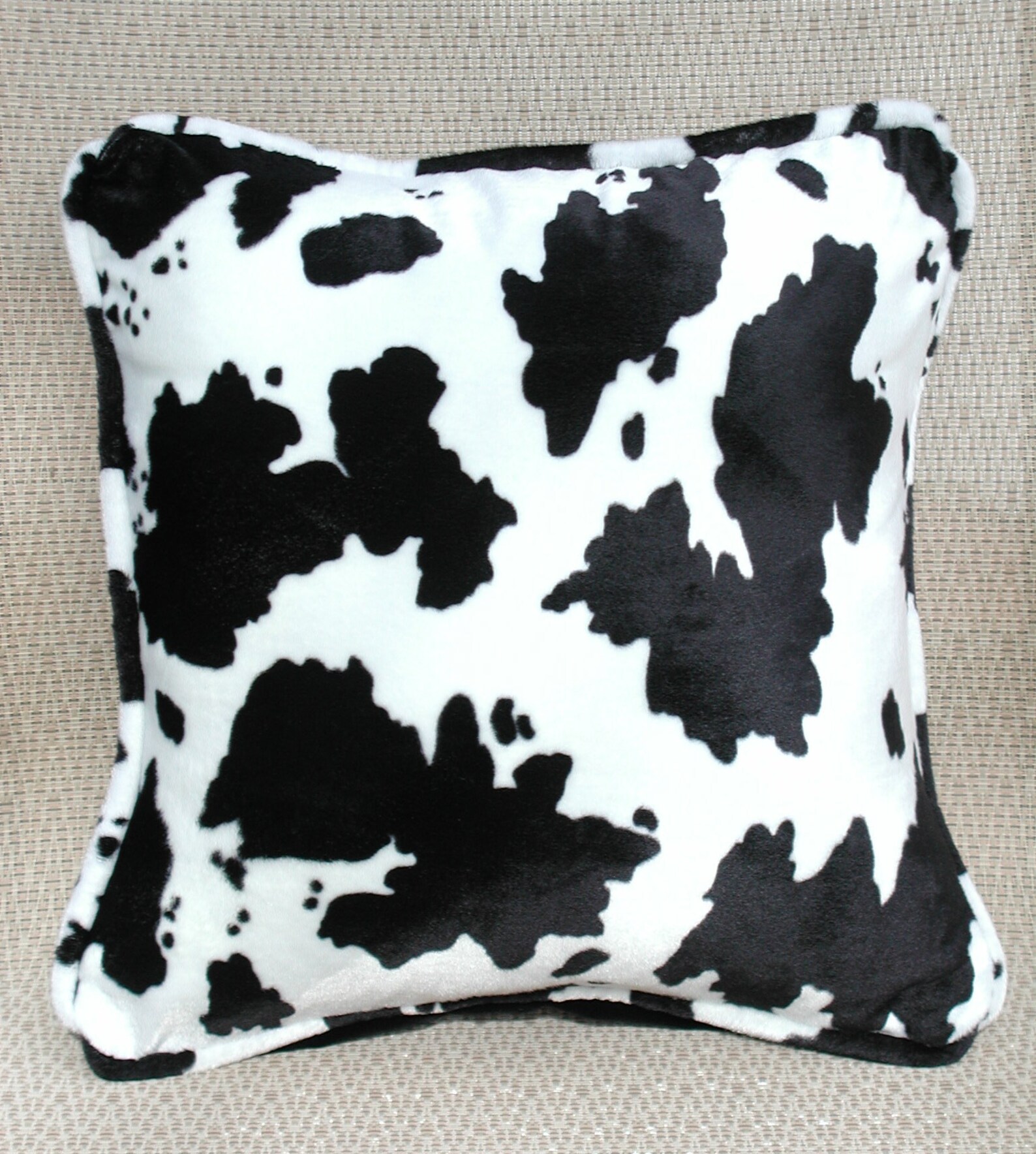 Sofa Throw Blanket Cow Print Blanket Black and White Black Etsy