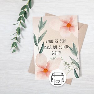 Valentine&#39;s Day card, digital download, card Can it be that you are beautiful?, print template, card to print, PDF, love, friends