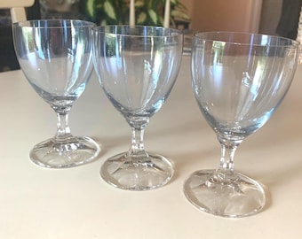 Schott-Zwiesel Neckar Blue/Grey Iridescent Wine/Aperitif Glasses Set of 3