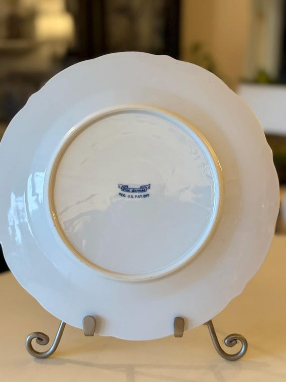 Set of 2 Vintage Blue Danube Dinner Plates – Blue Onion Pattern