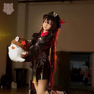 Hu-Tao-Genshin, Cosplay Costume Set, Anime Events, Character Outfit