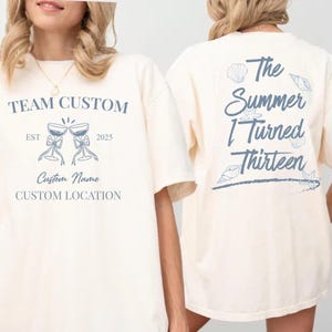 Custom The Summer I Turned Shirt, The Summer I Turned Married Bachelorette Shirt, The Summer I Turned Birthday Party TEE, Shirt For Birthday