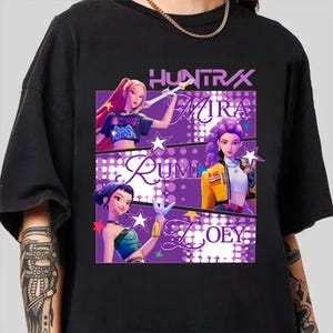 Huntrix Girls Shirt, Kpop Demon Hunters T-shirt,Huntrix Fan Shirt Gift,Rumi Zoey Mira Graphic Shirt,Kpop Huntrix Lover,Vintage Huntrix Shirt