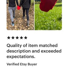 Red Smitten mitten, a shareable couples mitten. Winter accessory for couples to hold hands with.