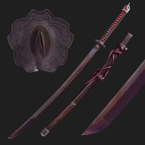 Handmade Sekiro Sword -  Mortal Blade Hand forged full tang 1095 high carbon steel Japanese Tachi sword real, Cosplay Sword, Gift For Him