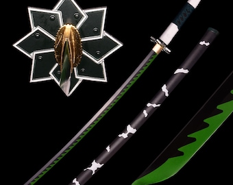 Handmade Anime Sword - Hand Forged Full Tang 1060 High Carbon Steel Japanese Samurai Katana Sword - Perfect for Cosplay, Collection, Display