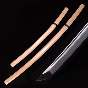 Handmade Shirasaya Katana Sword Real - Hand Forged Full Tang 1095 High Carbon Steel Japanese Samurai Wakizashi Katana Sword - Eight Corners