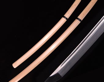 ミニチュア 1/6 日本刀 打刀 白鞘 美術品・アンティーク・コレクション