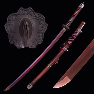 Handmade 1095 High Carbon Steel Tachi Sword: Sekiro Sword Mortal Blade Cosplay