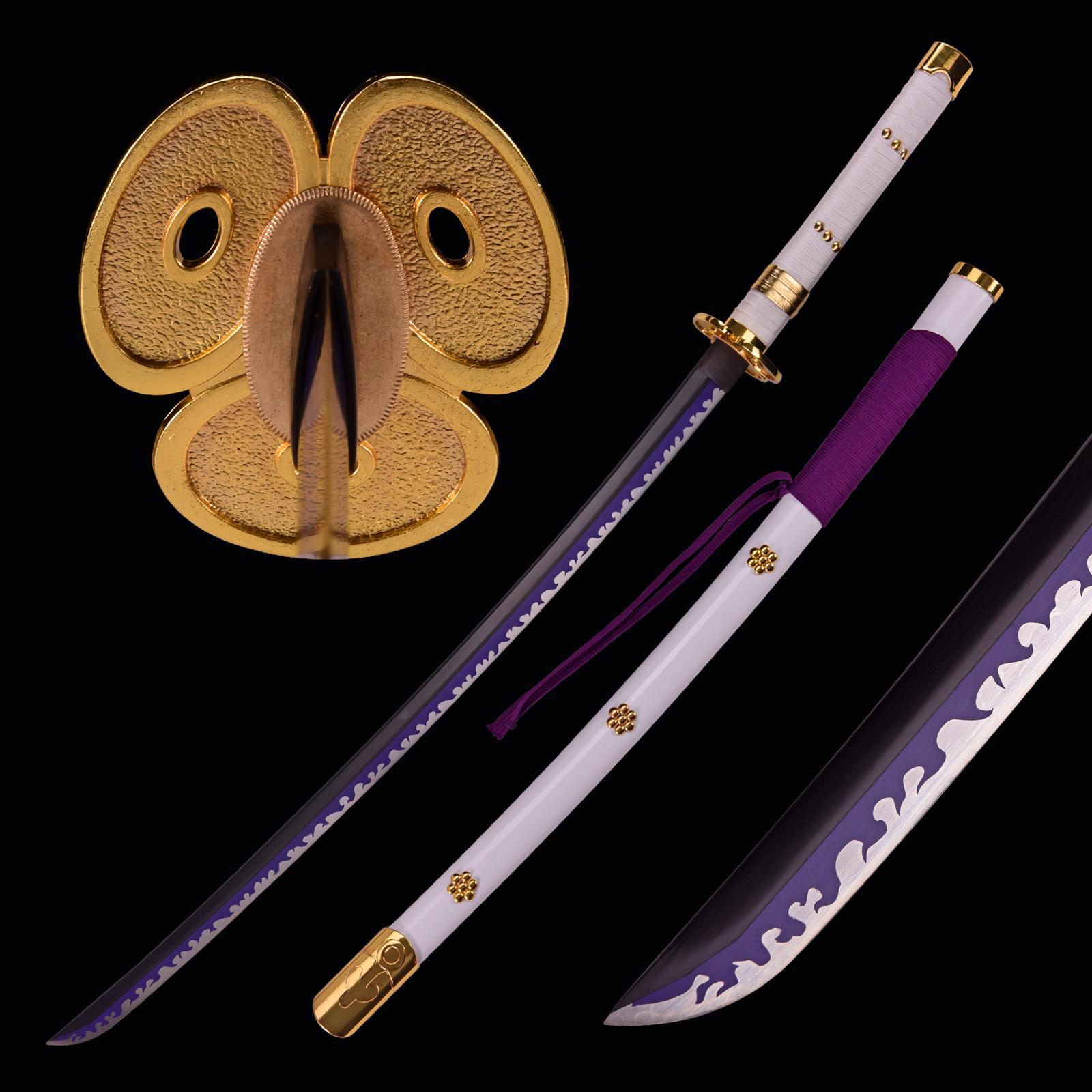 Handmade Enma Sword Real - Hand Forged Full Tang 1095 Steel Japanese Samurai Katana Sword, Cosplay Anime Sword, Yamato, Ame no habakiri
