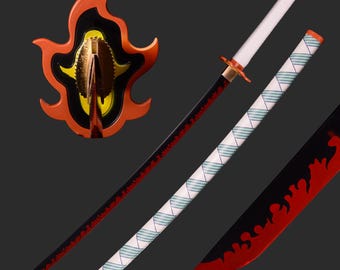 Spada giapponese fatta a mano - Spada katana da samurai in acciaio al carbonio 1060 forgiata a mano, autentica, perfetta per cosplay, esposizione e regalo.