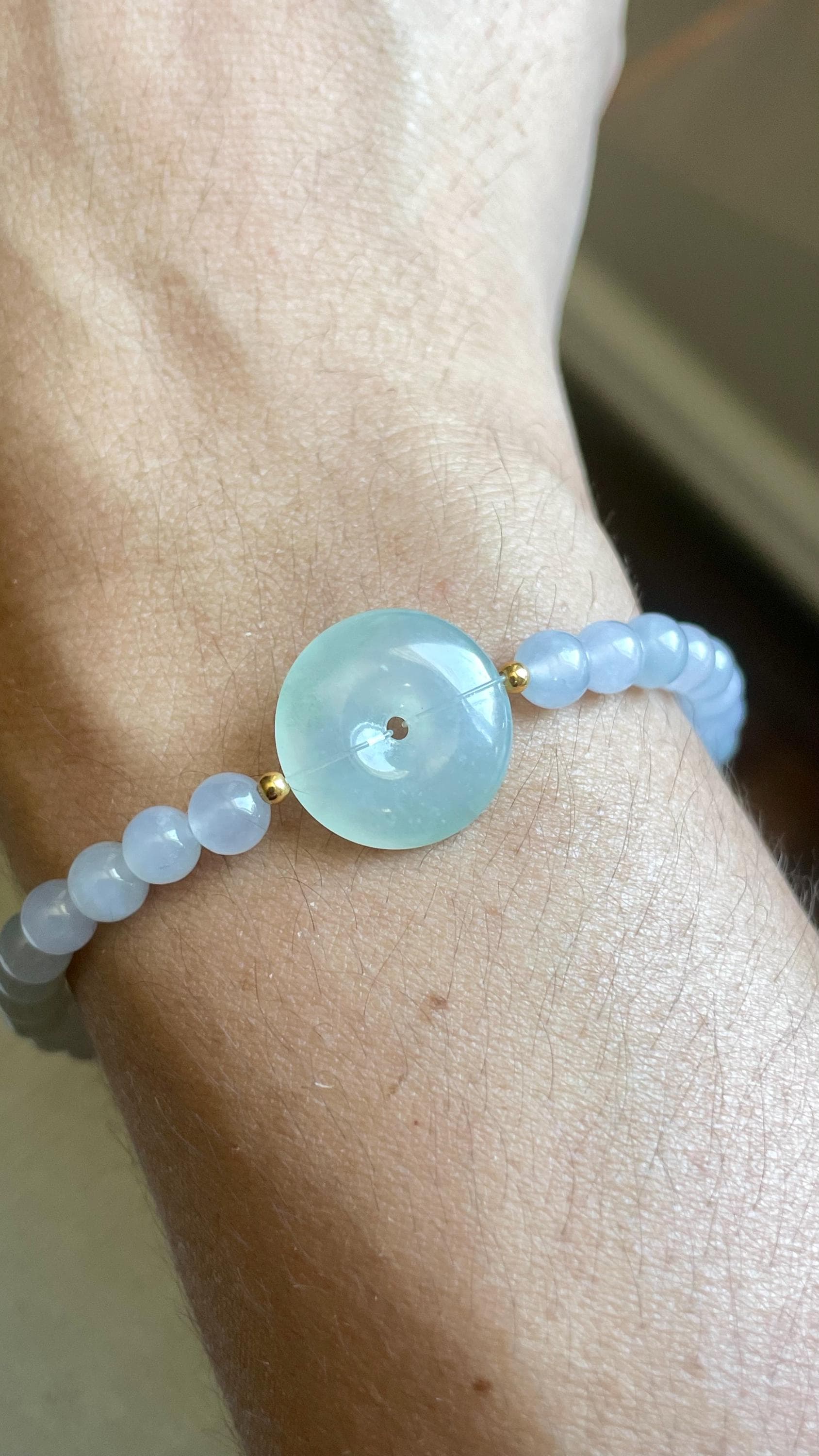 Jade Donut Bracelet Solid Gold - Etsy