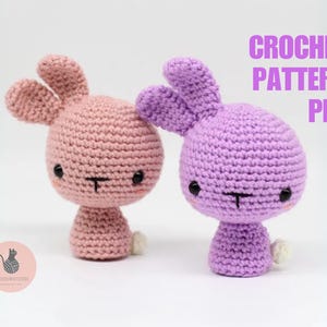 Crochet PATTERN Easter Bunny, Cute Easter Bunny Crochet Pattern Bundle, Easter Gift, Easy Plushie, PDF Pattern, Amigurumi tutorial PDF File