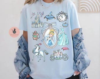 Princess Cin-derella Png, Cinderella Watercolor Coquette Bow Png, Magic Kingdom Girls Trip, Girls Trip Shirt Design