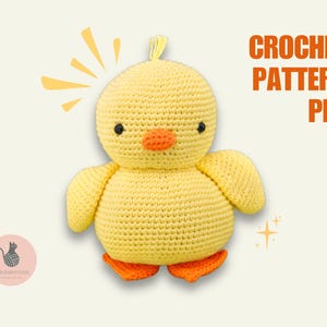Chubby Baby Chick Crochet Pattern, Easter Crochet Pattern, Amigurumi Chicken PDF, Crochet Chicken Pattern, Instant Digital Download PDF