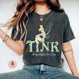 Tinker Bell Being Perfect Isn’t Easy Png, Disnyy Peter Pan Captain Hook Png, Family Vacation Trip Gift, Magic Kingdom Png, Tinker Bell Png