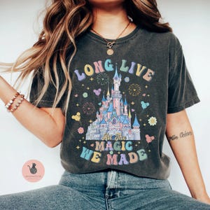 Vintage Long Live All The Magic We Made Png, Disnyyy Castle Png, Castle Balloons Png, Family Vacation Trip Png, Magic Kingdom Png