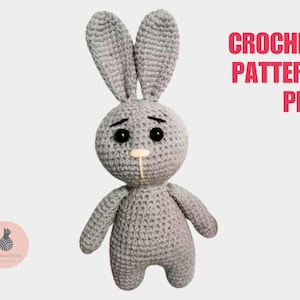 Crochet Bunny Pattern, Amigurumi Pattern, Cute Easter Bunny Crochet Pattern Bundle, Easter Gift, Easy Plushie, Instant Digital Download PDF