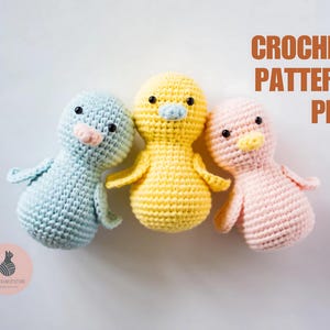 Baby Chick Crochet Pattern, Chick-a-Peeps Crochet Pattern, Amigurumi Chicken PDF, Crochet Chicken Pattern, Instant Digital Download PDF