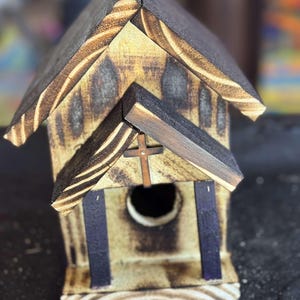 Black Church Birdhouse