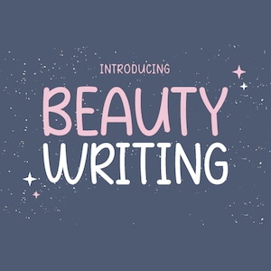 Police d'écriture Beauty, Notability, police pour notes numériques, Planification, tenue d'un journal, police d'écriture manuscrite Goodnotes mignonne pour notes d'étudiant